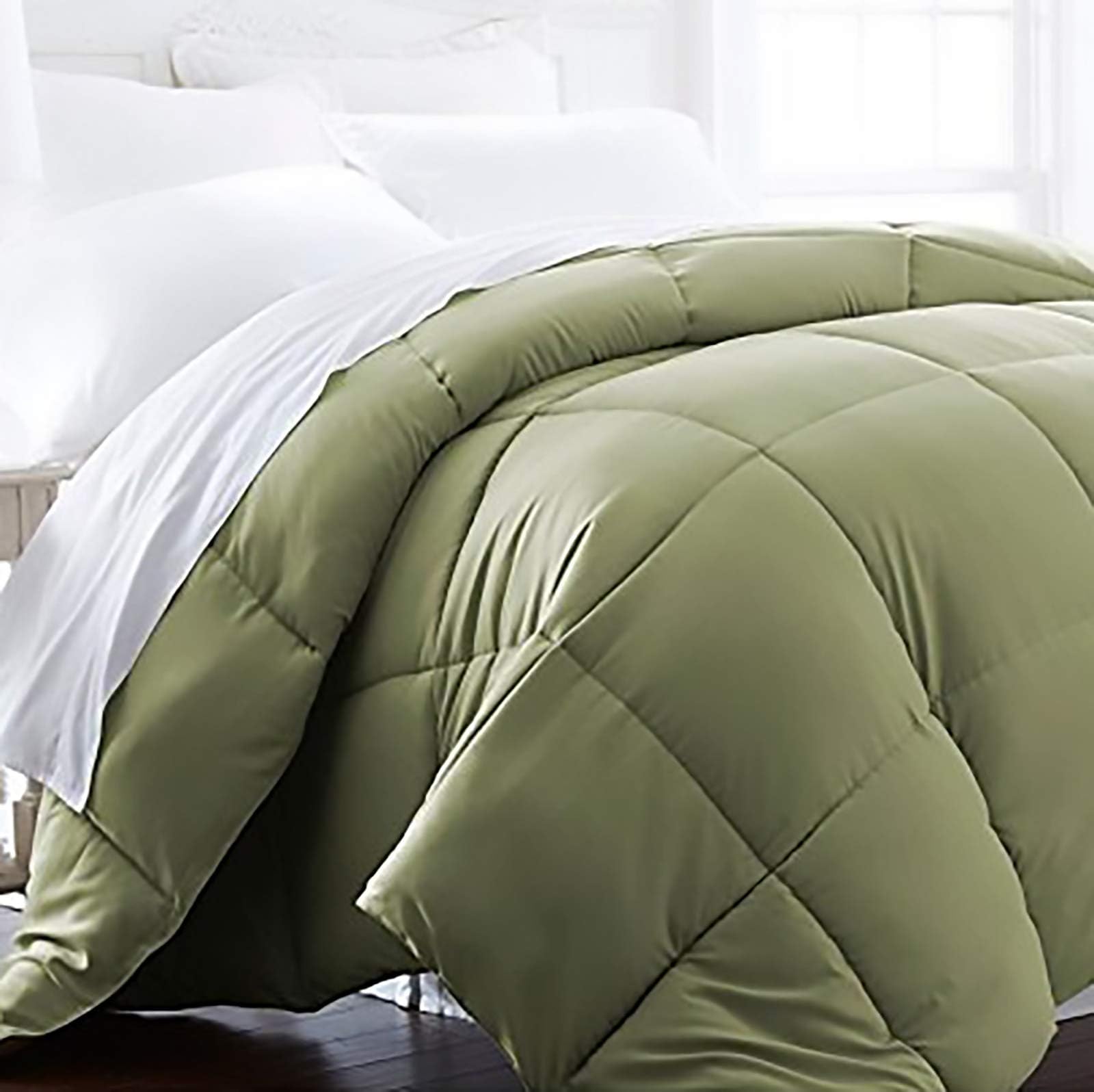 Beckham Luxury Linens 1600 Series Lightweight Goose Down Alternative Comforter Twin/Twin XL/Olive