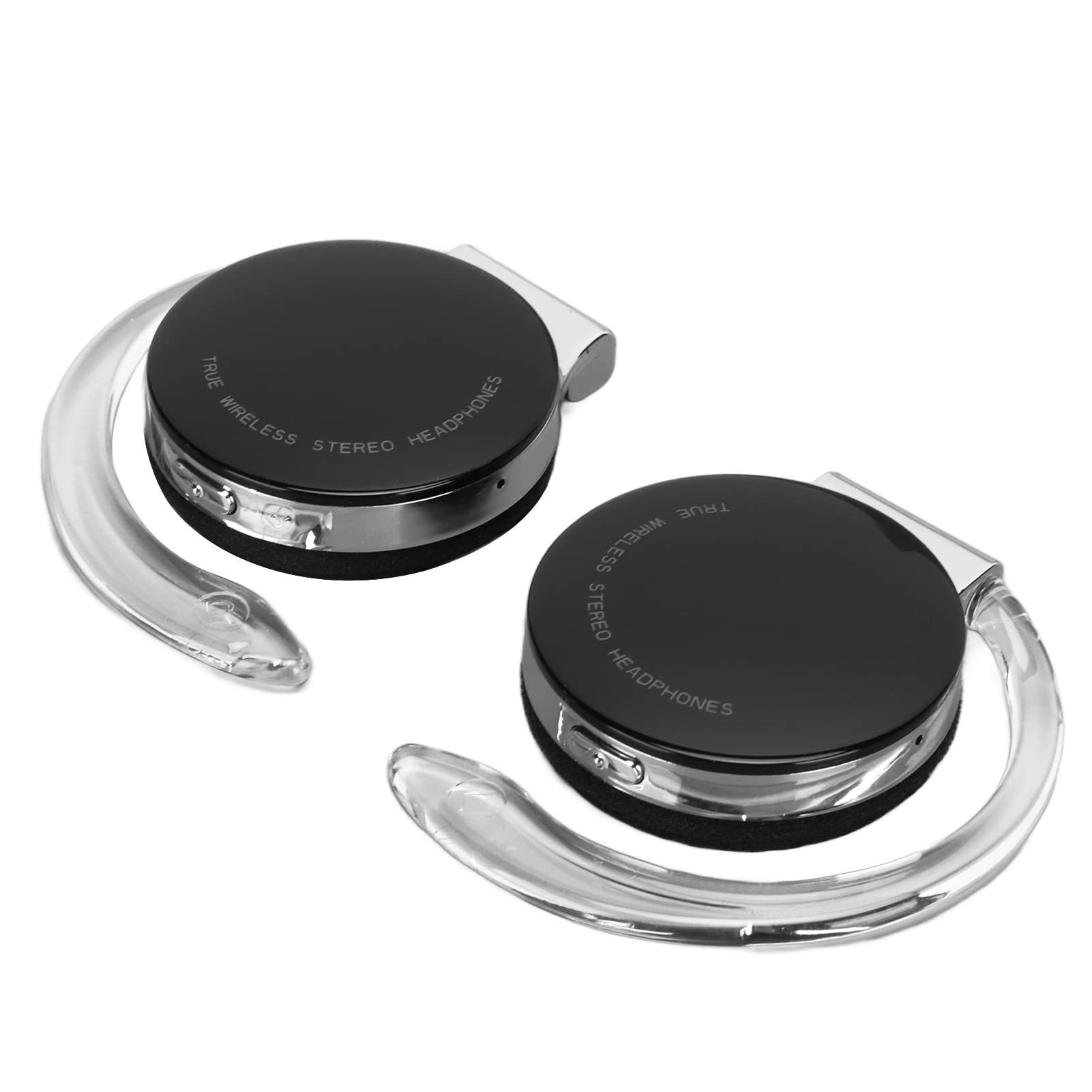 Auricolari 5.2 con Bassi Profondi Auricolari Wireless Impermeabili Stereo IPX5 Luminosi per attività All'aperto Materiale ABS (Nera)