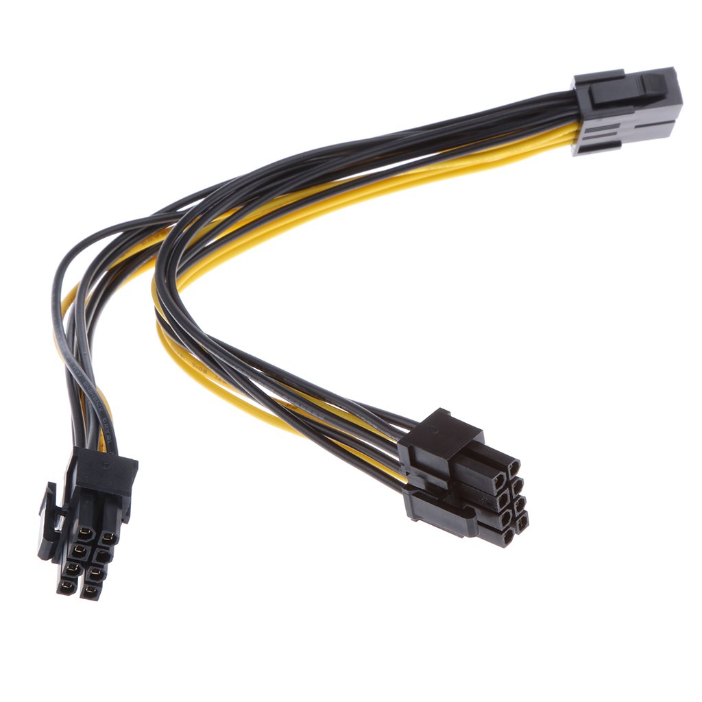 MagiDeal 8 pin Express to 2 x PCIe 8 (6+2) pin Graphics Video Card VGA Splitter Cable-image-46