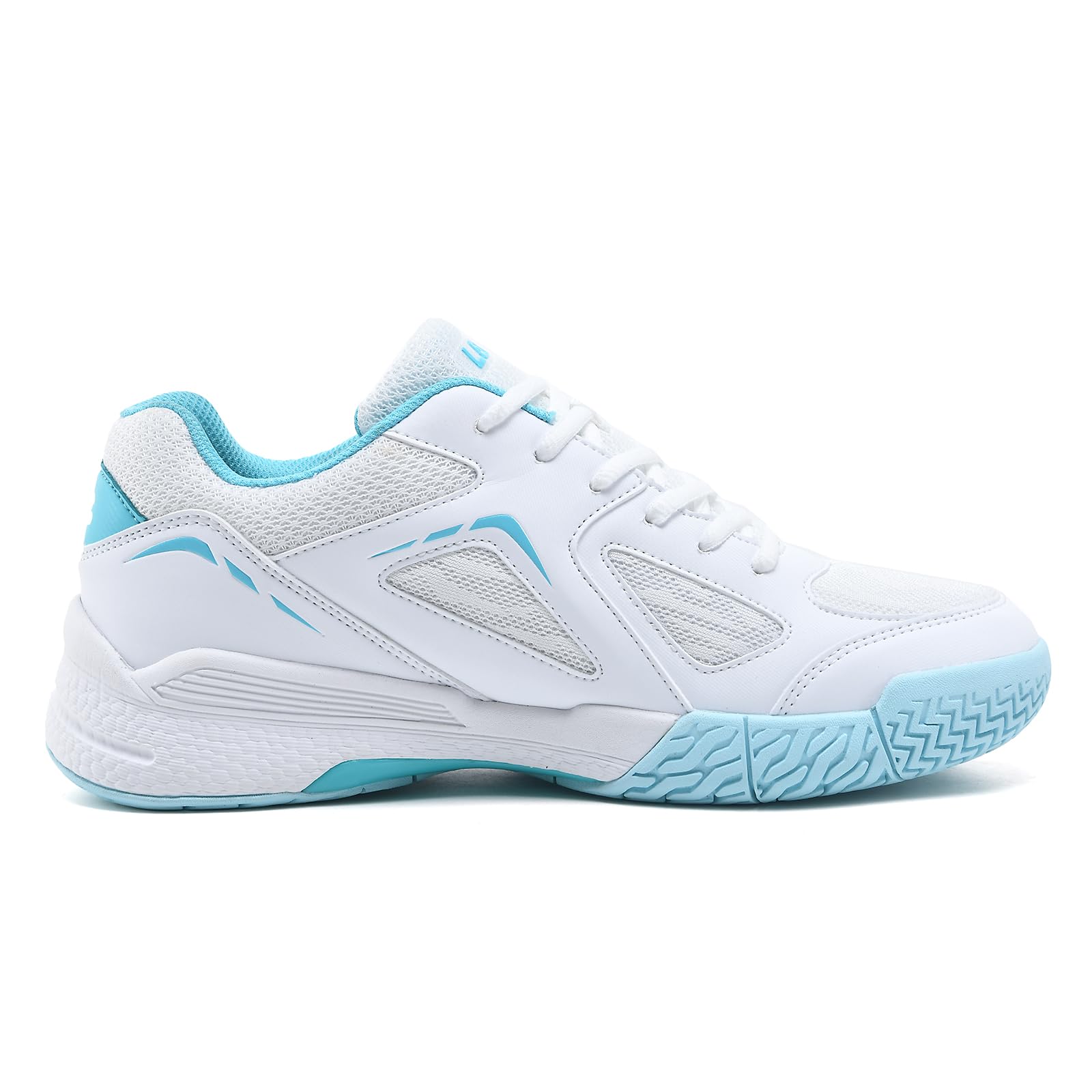 LEFUS Women's Pickleball Shoes - AMZ-P601, Non-Slip, Cushioning, Anti-Torque, Breathable Court Shoes (P601 Blue, 9.5)