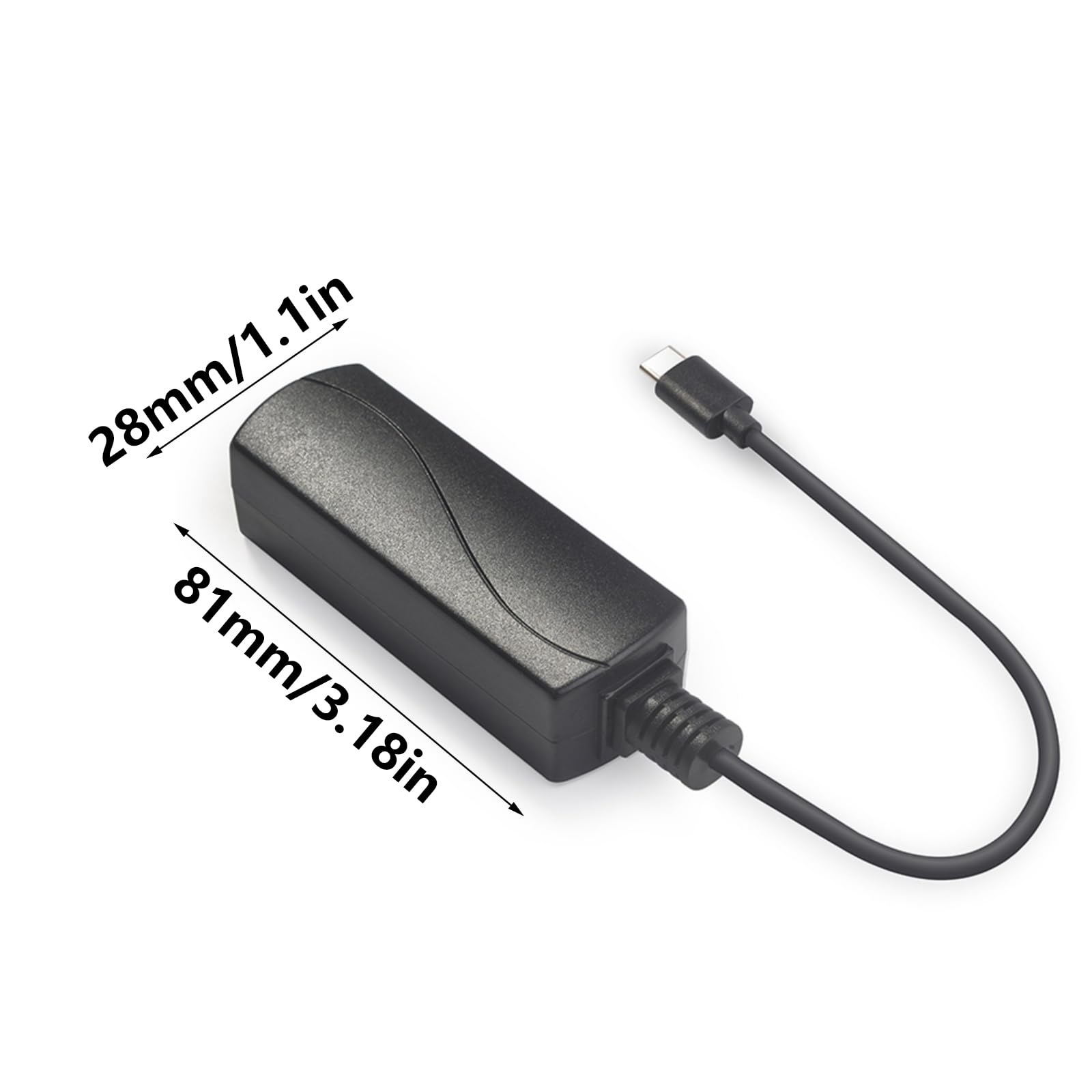 Adaptateur Power Over Ethernet vers USB C pour téléphones et tablettes Convertisseur Ethernet USB C Adaptateur Ethernet 10/100 Mbps pour Pho