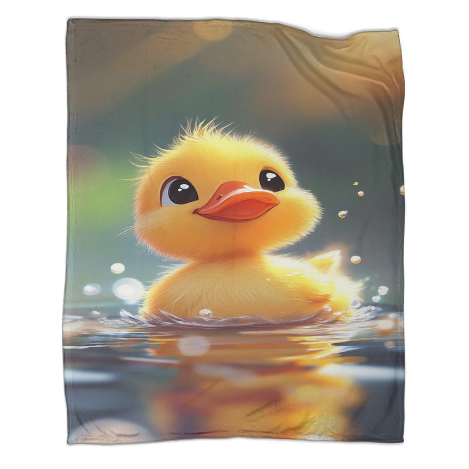 Couverture polaire canard mignon, douceur et tendresse pour vos nuits