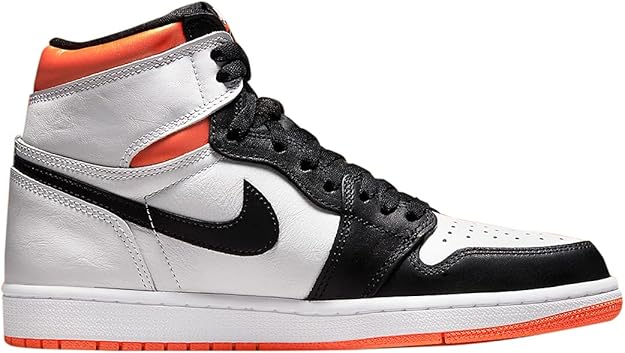 orange and black jordan 1
