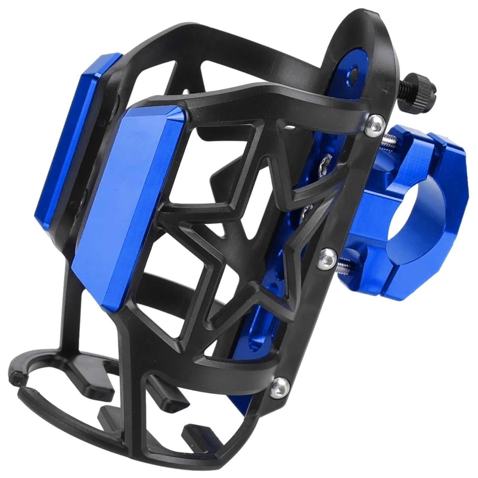 LKLNCXC Bottle Cages Motorcycle Beverage Water Bottle Cage Drink Cup Holder 1 Piece(Blue)