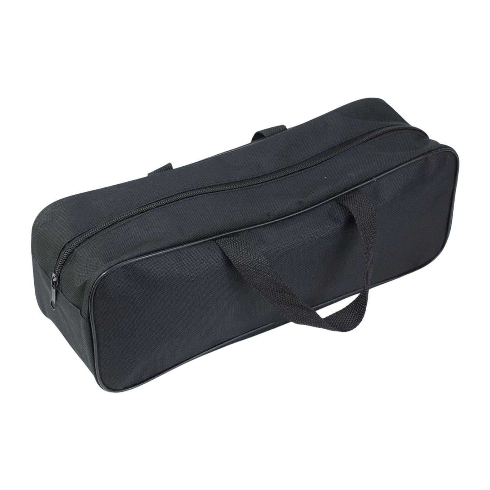 Alcxazs Black Compact Car Vacuum Cleaner Accessory Storage Bag Conveniently Organizes Tools While Maintaining Vehicle Order Vacuum Cleaner Tool Bag Accessory, 37X11x13cm