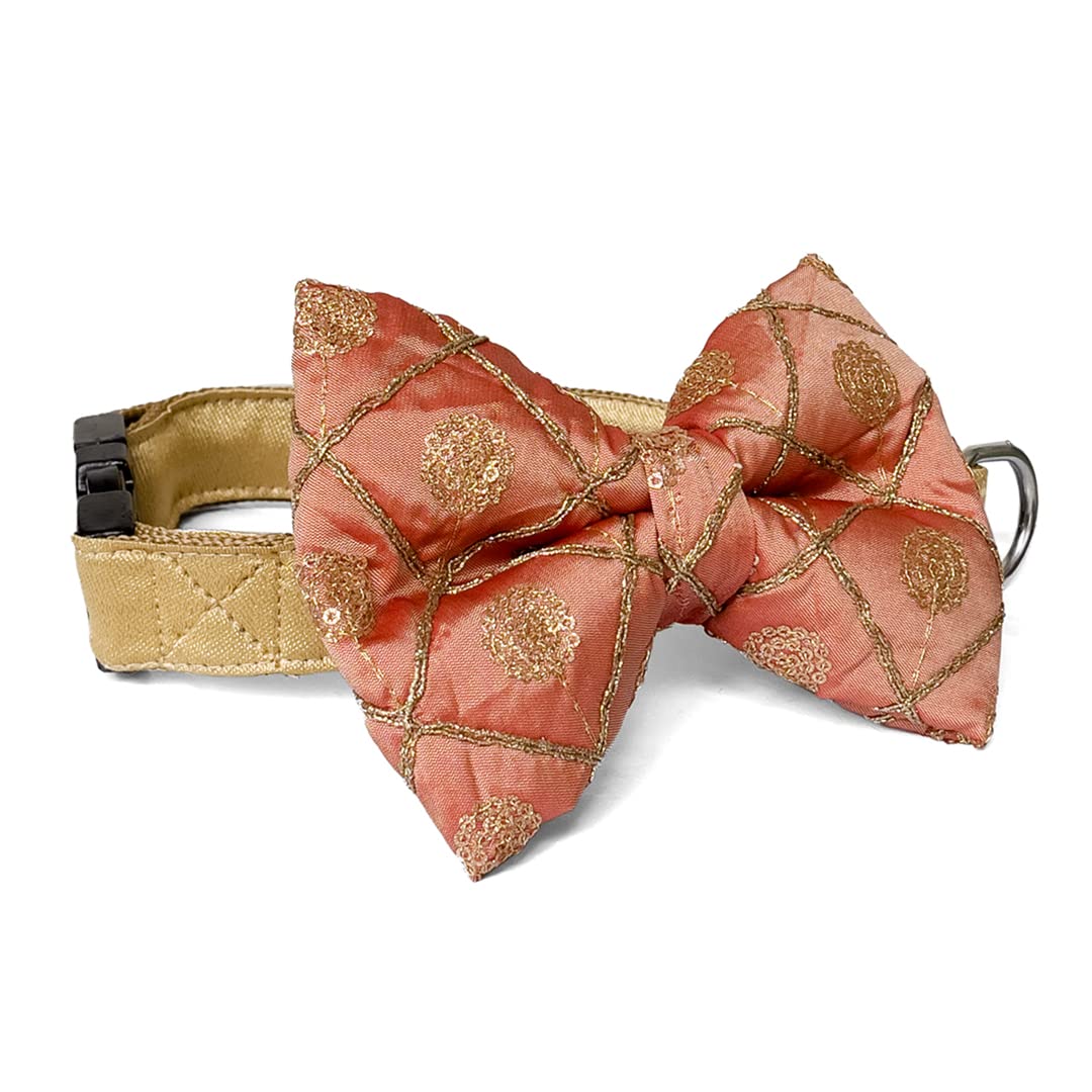 That Dog In Tuxedo Dandiya Raas Festive Dog Bow Ties Diwali/Dusshera/Festival Dog Bowtie Collar - White (Size - M-L) (B07HLL7LTV) Amazon Price History, Amazon Price Tracker