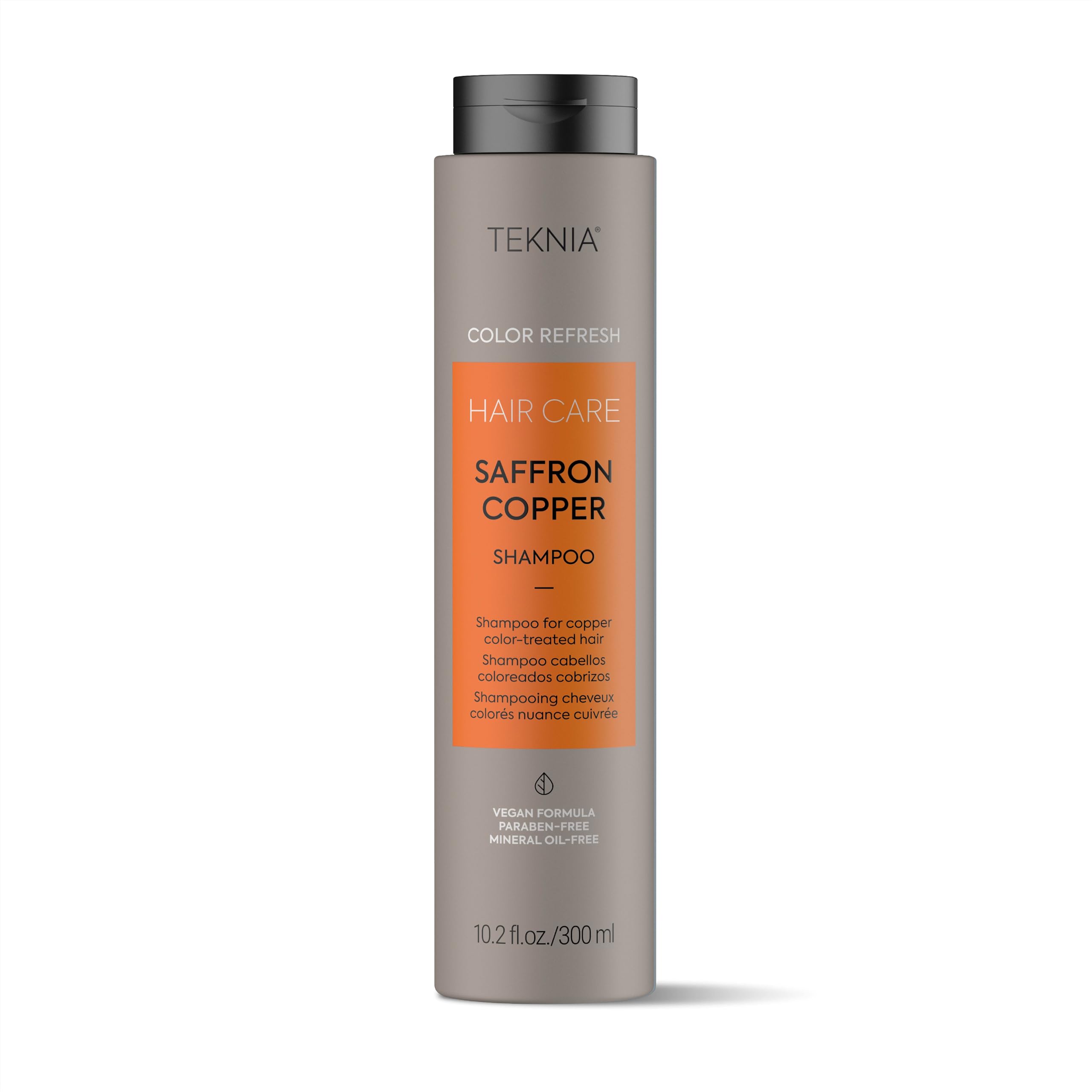 LAKMÉ Teknia Saffron Copper Color Refresh Shampoo, Color Depositing Shampoo for Copper Hair, 10.2 Fl Oz