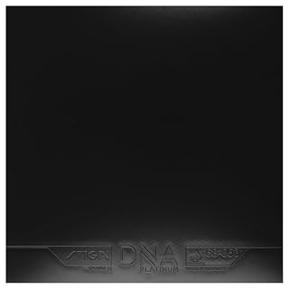 STIGA Table Tennis Rubber DNA Platinum M, 2.3 with Superior Grip and Optimal Spin, Black