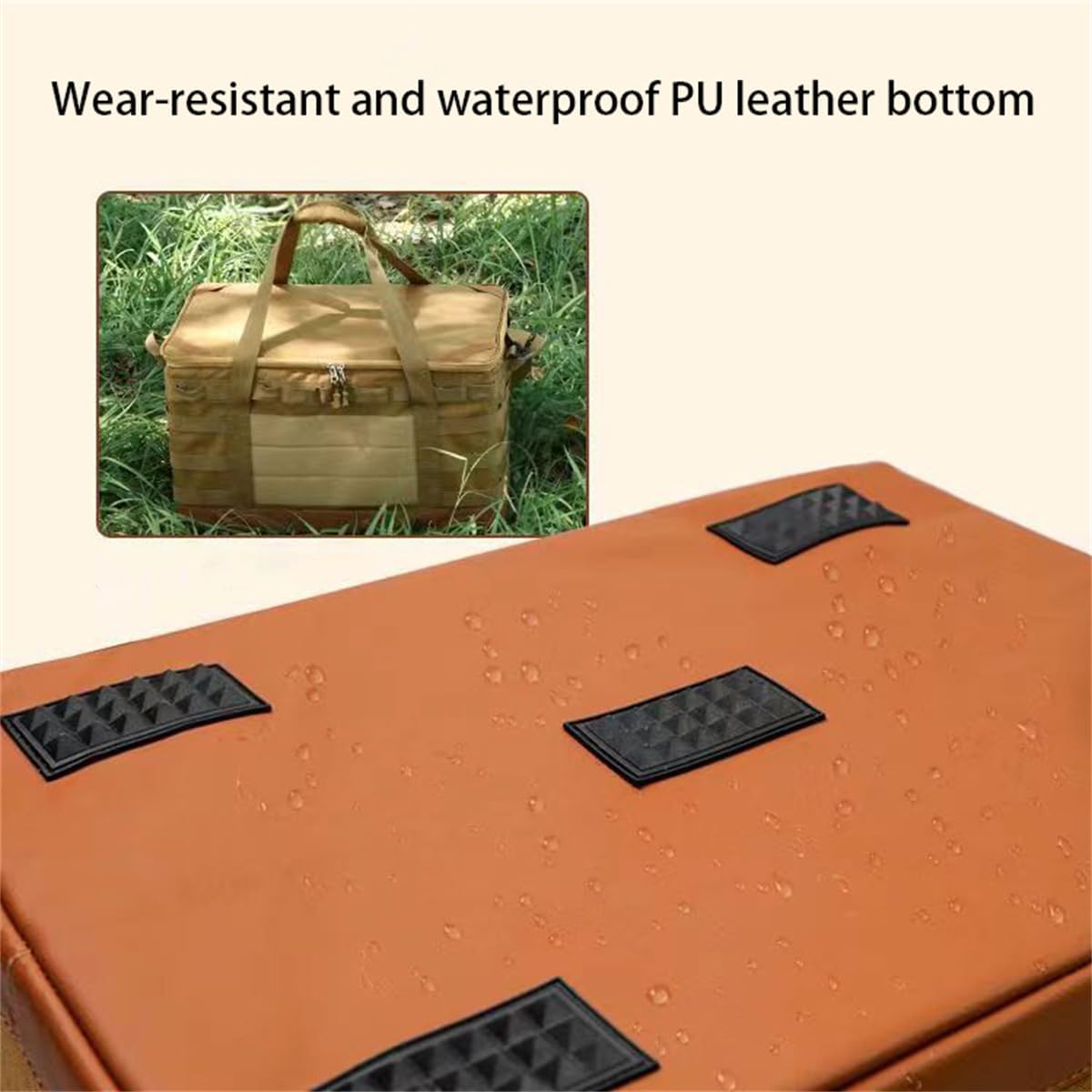 Outdoor Cooking Utensils Portable Storage Bag, Portable Camping Kitchen Cookware Bag, Travel Cutlery Storage Bag