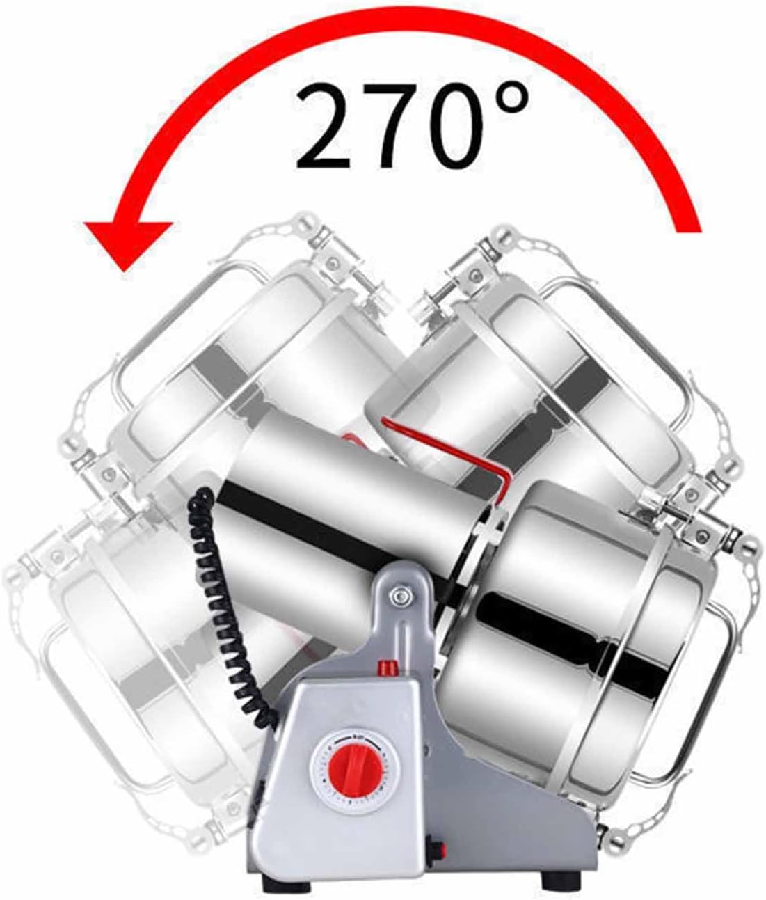 Portable Kitchen Spice Grinder, with Powerful Motor 150G High-Speed Stainless Steel Electric Wheat Dry Grinding Machine 220V Fine Powder Production And Fast Speed