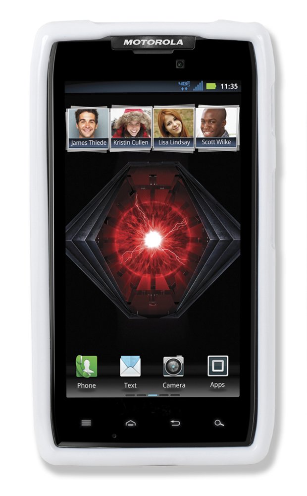 Qmadix QM-FGMT913WH-VB Flex Gel Vibe Moto RAZR MAXX X - Retail Packaging - White