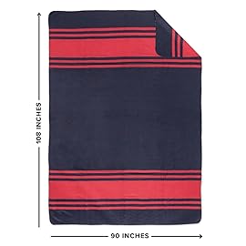 Arcturus Rainier Wool Blanket - Warm, Heavy, Washable, Bed Blanket | Great for Home & Camping (Lava Canyon, King)