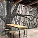 Produktbild Lsfhb Benutzerdefinierte 3D Wandbild Tapete Moderne Kunst Wandmalerei Elk Wald Bäume Große Wandbilder Wohnzimmer Restaurant Tooling Wall Decor-250X175Cm