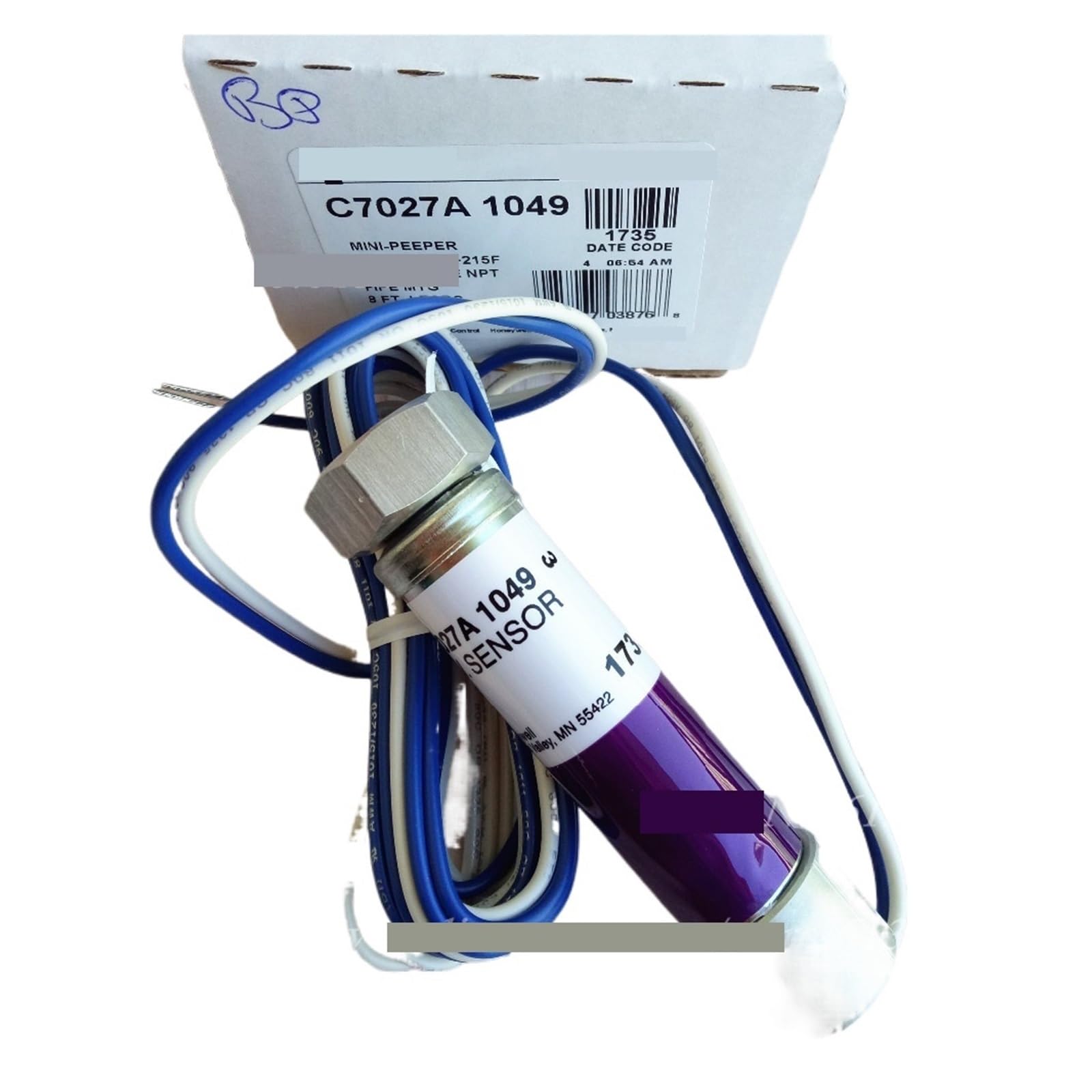 Cellule de détection de flamme UV capteur C7027A1049 pour tube de visée
