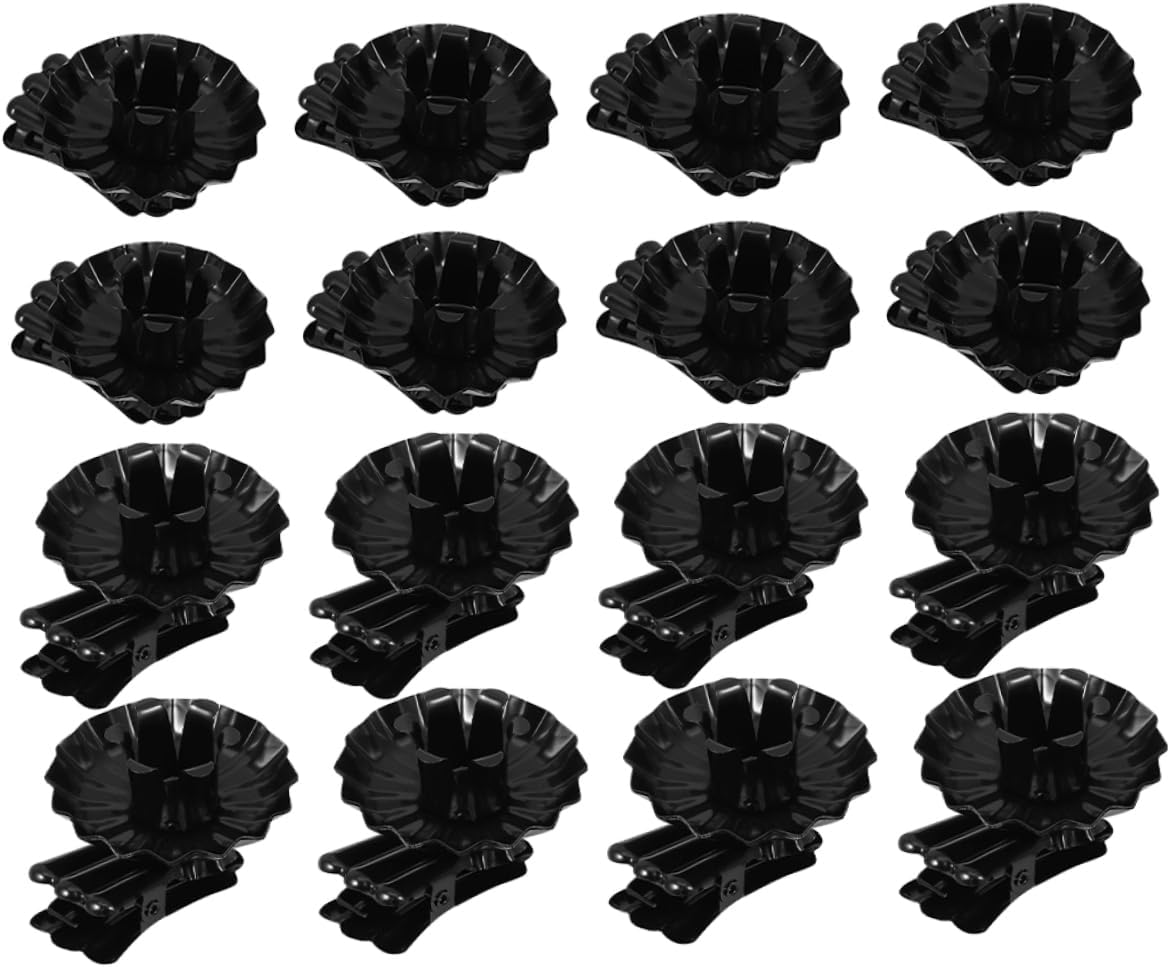 3sets Candleholder Clip Christmas Christmas Tree Candle Clip Decors Metal Candle Holders Set for Decorative 20pcs*3