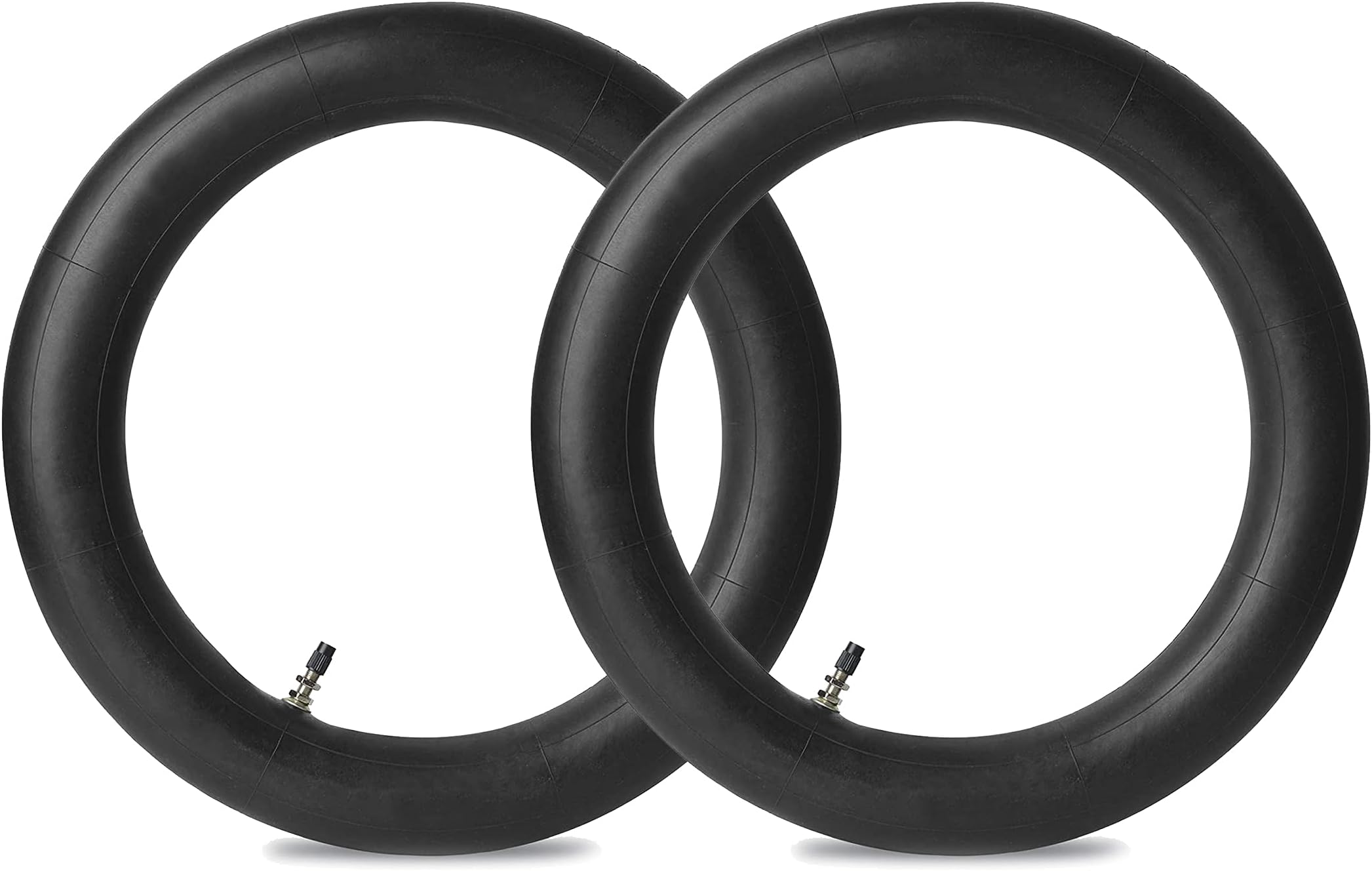 2-Pack Inner Tubes with TR4 Staight Valve Stem, Fits Motorcycle Tires - Made From Heavy Duty, Thick Premium Rubber