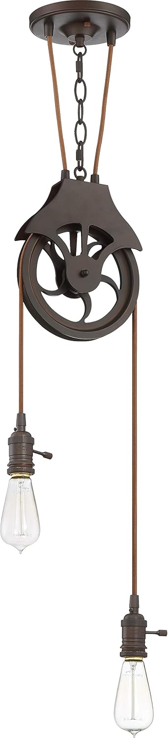 Craftmade CPMKP-2ABZ Design-A-Fixture Keyed Socket Hardware Mini Pendant Lighting, 2-Light, 200 Watts, Aged Bronze Brushed (8"W x 98"H)