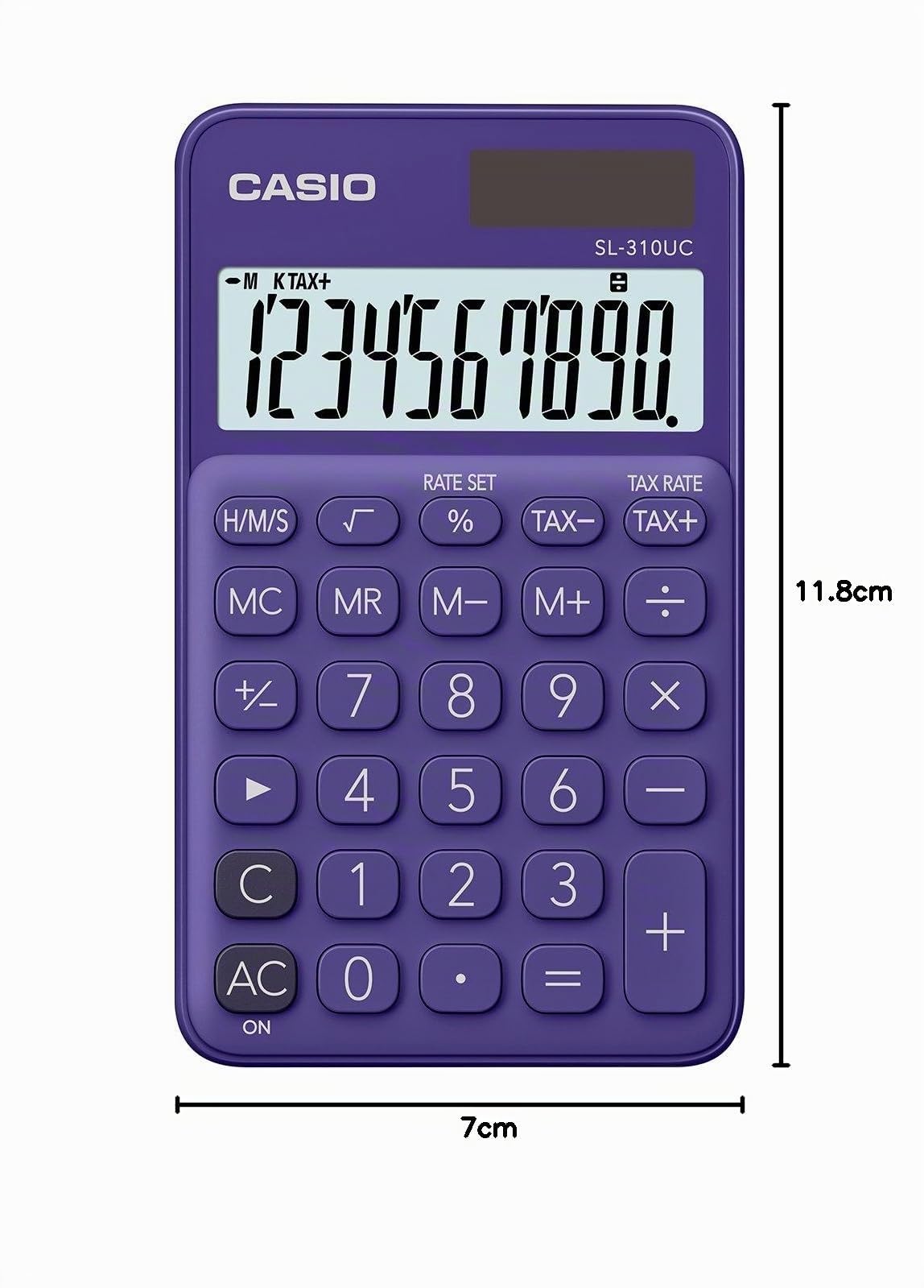 Cientificas y Financieras marca CASIO modelo CASIO Calculatrice de poche 10 chiffres Violette SL-310UC-PL-S-EC