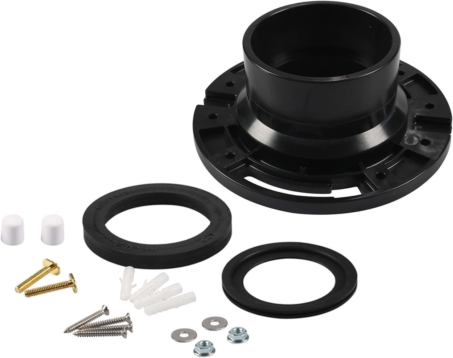 Toilet Seal and 3Inch Socket Campers Toilet Flange for Campers 300/310 Toilets, Replaces 385345892 385311658