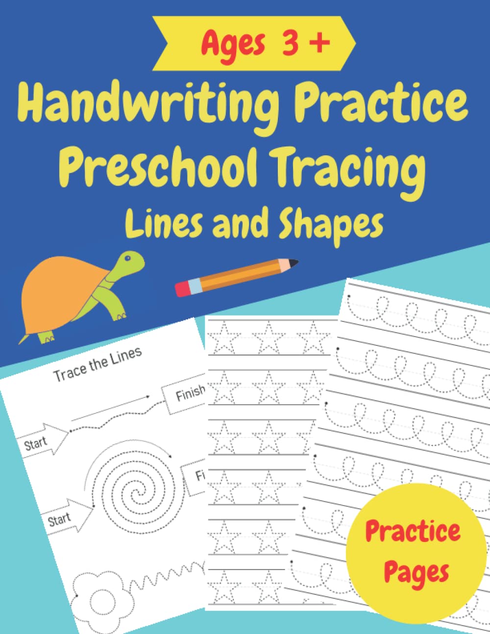 Handwriting Practice Preschool Tracing Lines and Shapes: Pen Control Workbook, Kindergarten Pre Writing Activities, Tracing For Kids