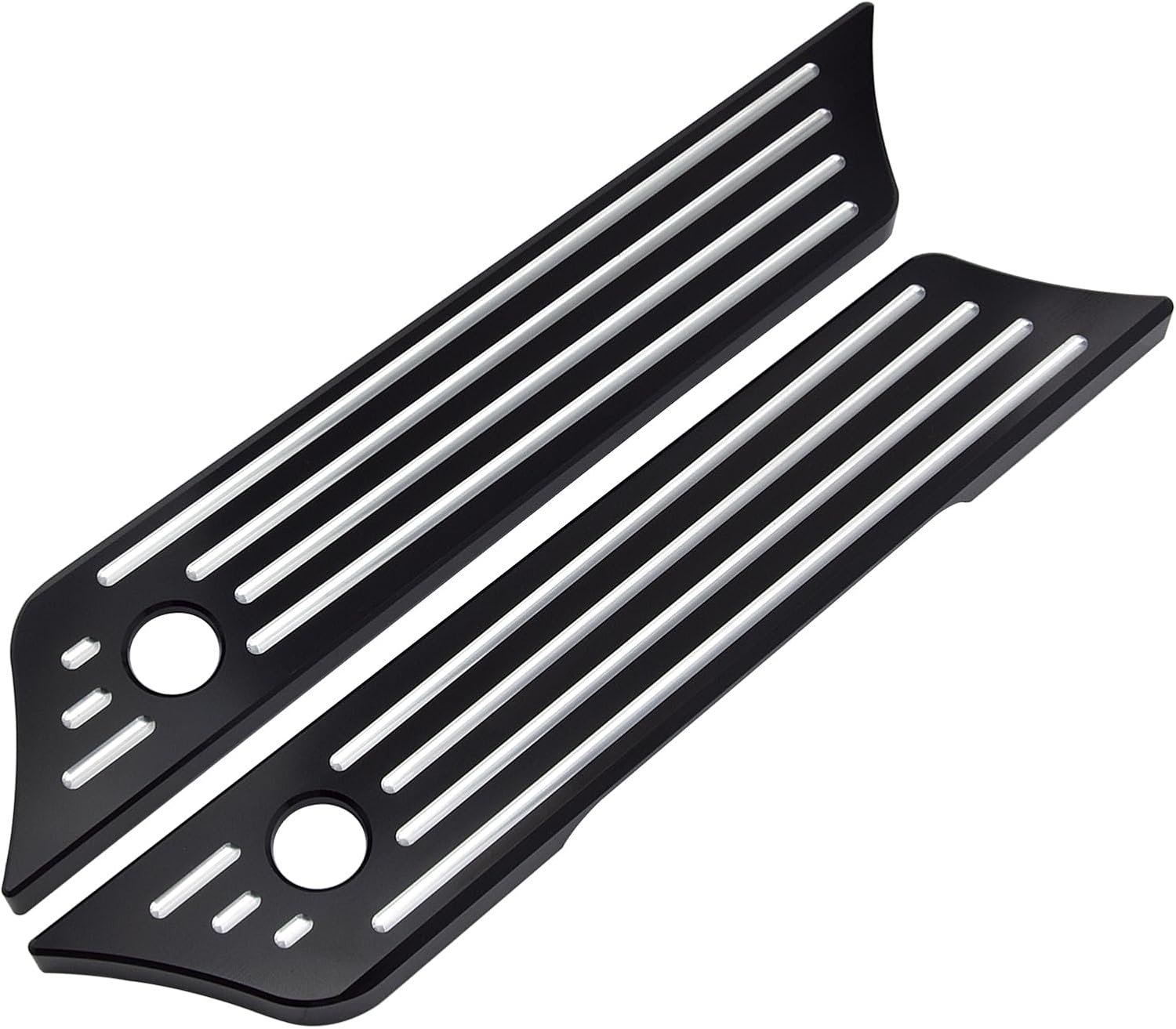 PBYMT Saddlebag Latch Covers CNC Billet Aluminum Saddle Bag Latches Cover Compatible with Harley-Davidson Touring Models (Street Glide, Road Glide, Electra Glide, Road King) 2014-2024, Black