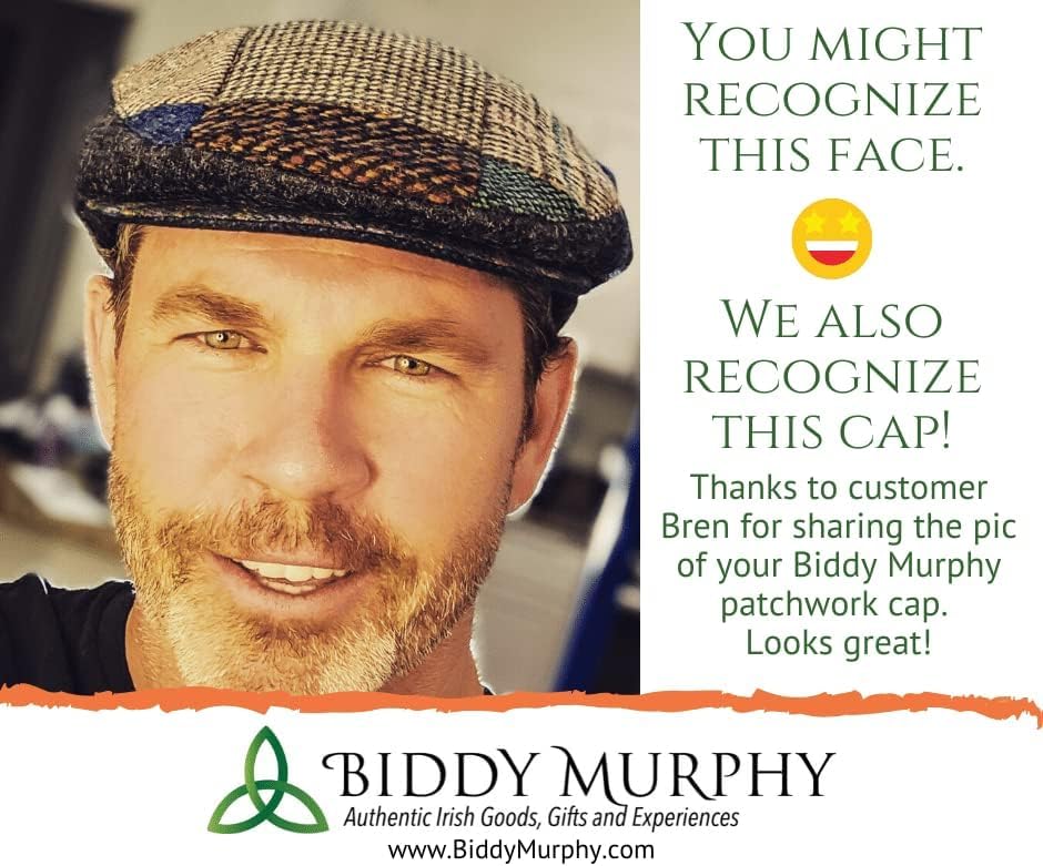 Irish Newsboy Flat Cap for Men Made in Ireland, 100% Irish Wool - Image 8