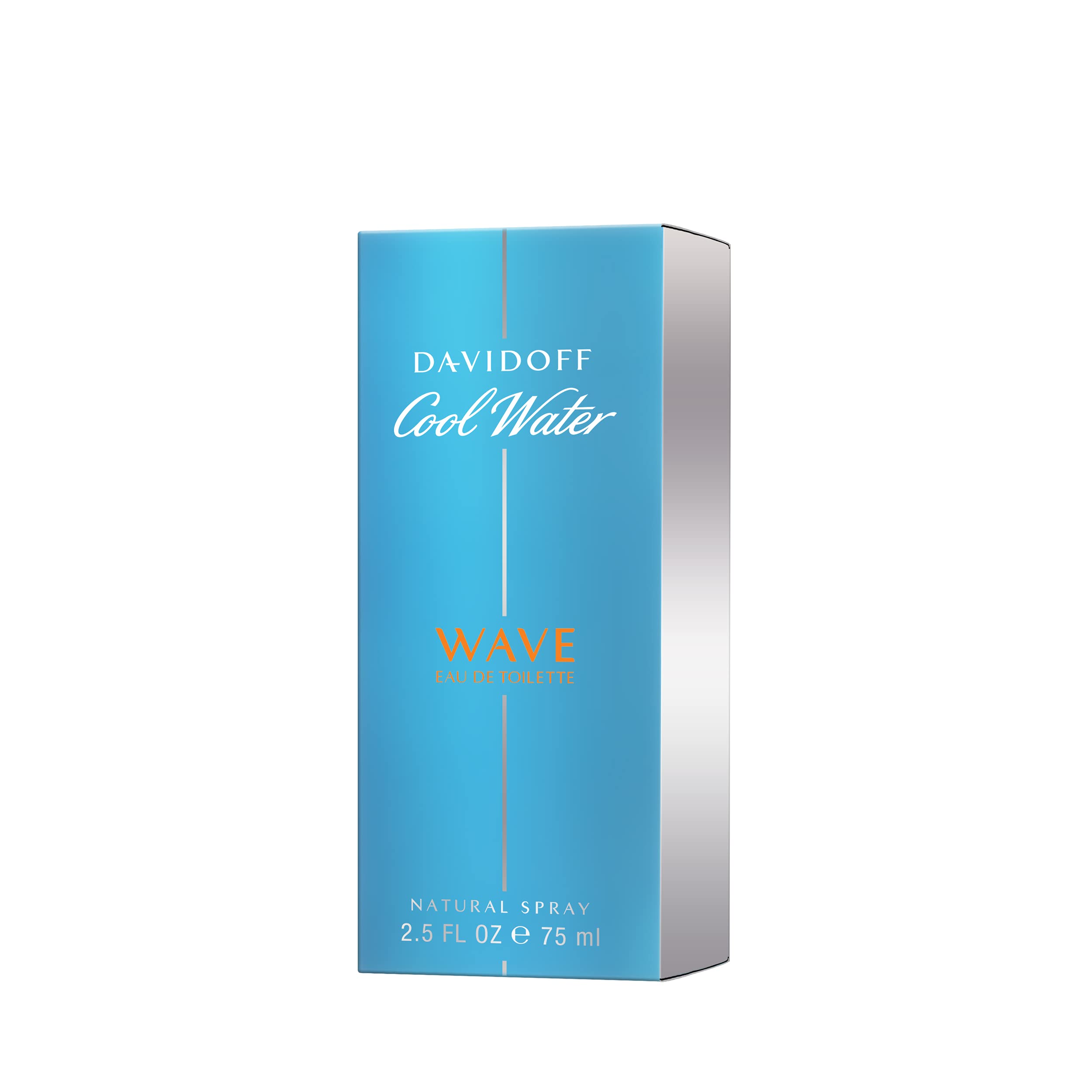 Zino Davidoff Cool Water Wave Eau De Toilette Spray for Men, 2.5 Fl Oz (Pack of 1)