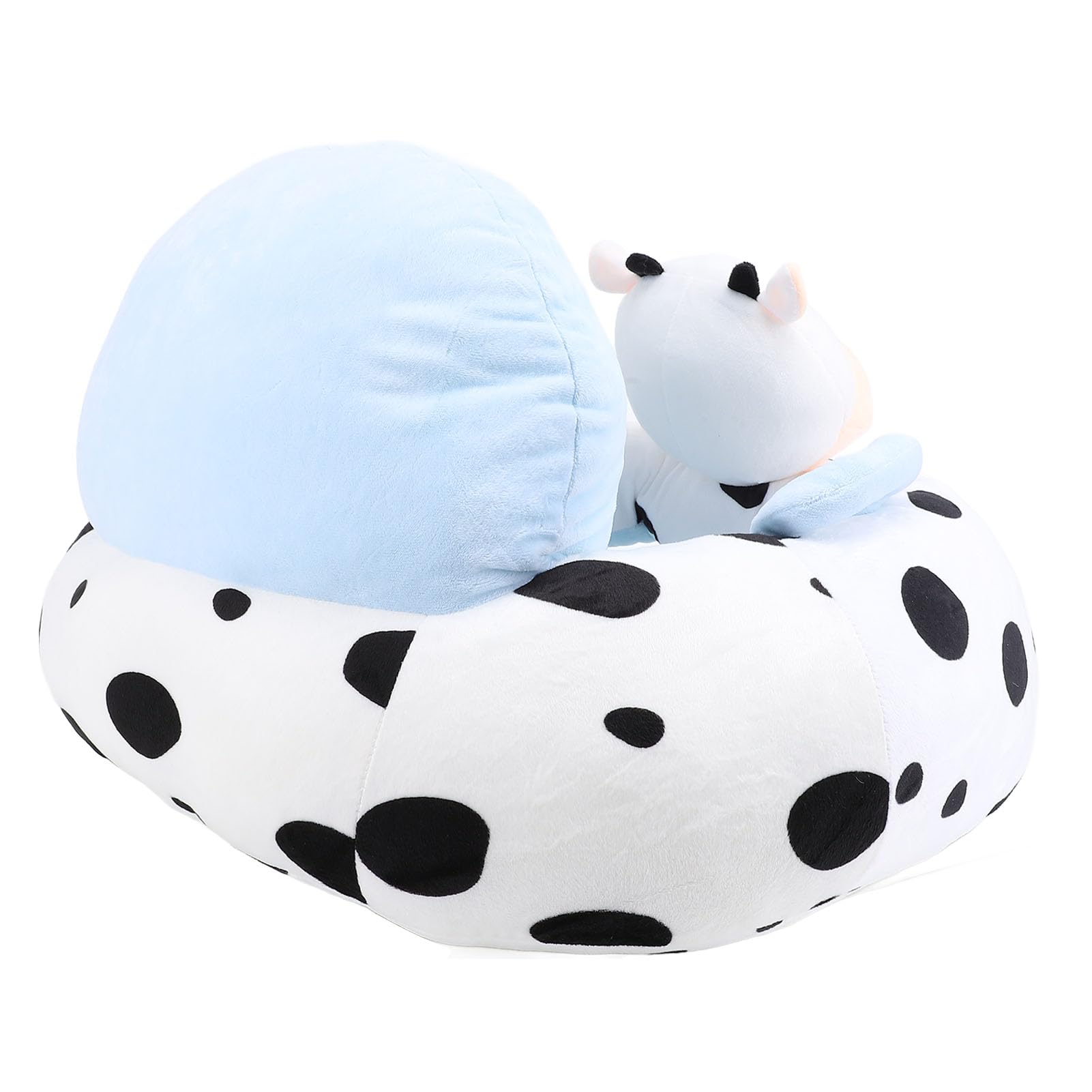 Generic Seggiolino di Supporto per Neonato Comodo Peluche in Cartone Animato con Fondo Antiscivolo, Sedia da Apprendimento per la Casa, Altezza 35 Cm