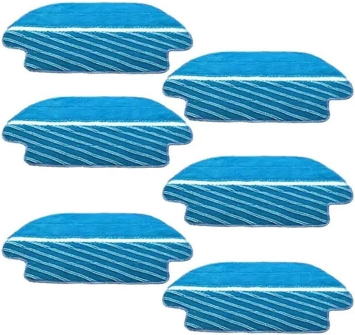 6pcs Vacuum Cleaner Mop Cloth,Compatible for Cecotec,Compatible for Conga, 3590 Robotic Vacuum Cleaner Parts Accessories Replacement
