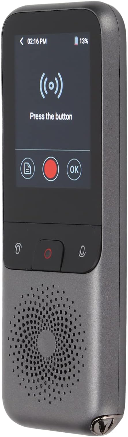 Goshyda Voice Translator Device 138 Languages ​​Smart Two Way Voice Translator Photo Translation Offline 14 Languages ​​For Travel Business Communication