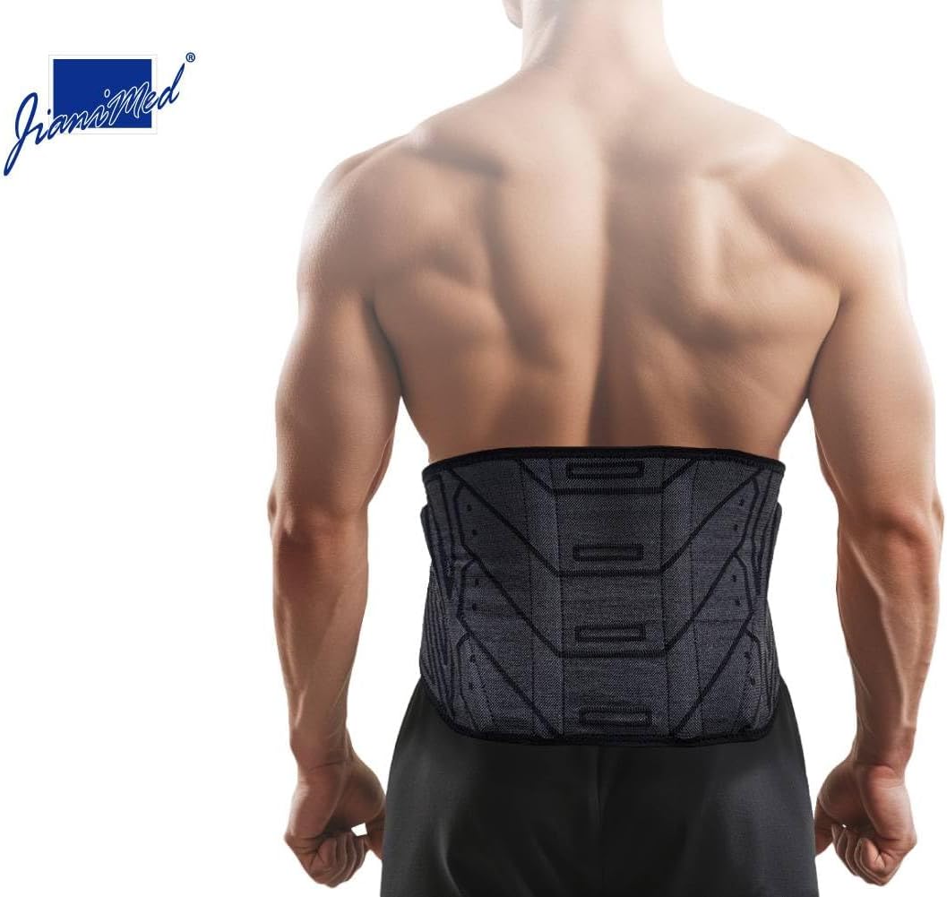 8” Lumbar Support Belt– Protetive Series, Back Brace, Back Pain, Sciatica, 4 Stays, Breathable, Daily Use, Taiwan Excellence S/M