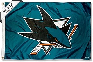 San Jose Sharks Boat Marine and Golf Cart Flag