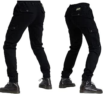 Jeans Da Moto TIUTIU Uomo Con Protezioni - Denim Traspirante, 4 Cuscinetti Rimovibili, Per Estete E Tutte Stagioni - Foto 5