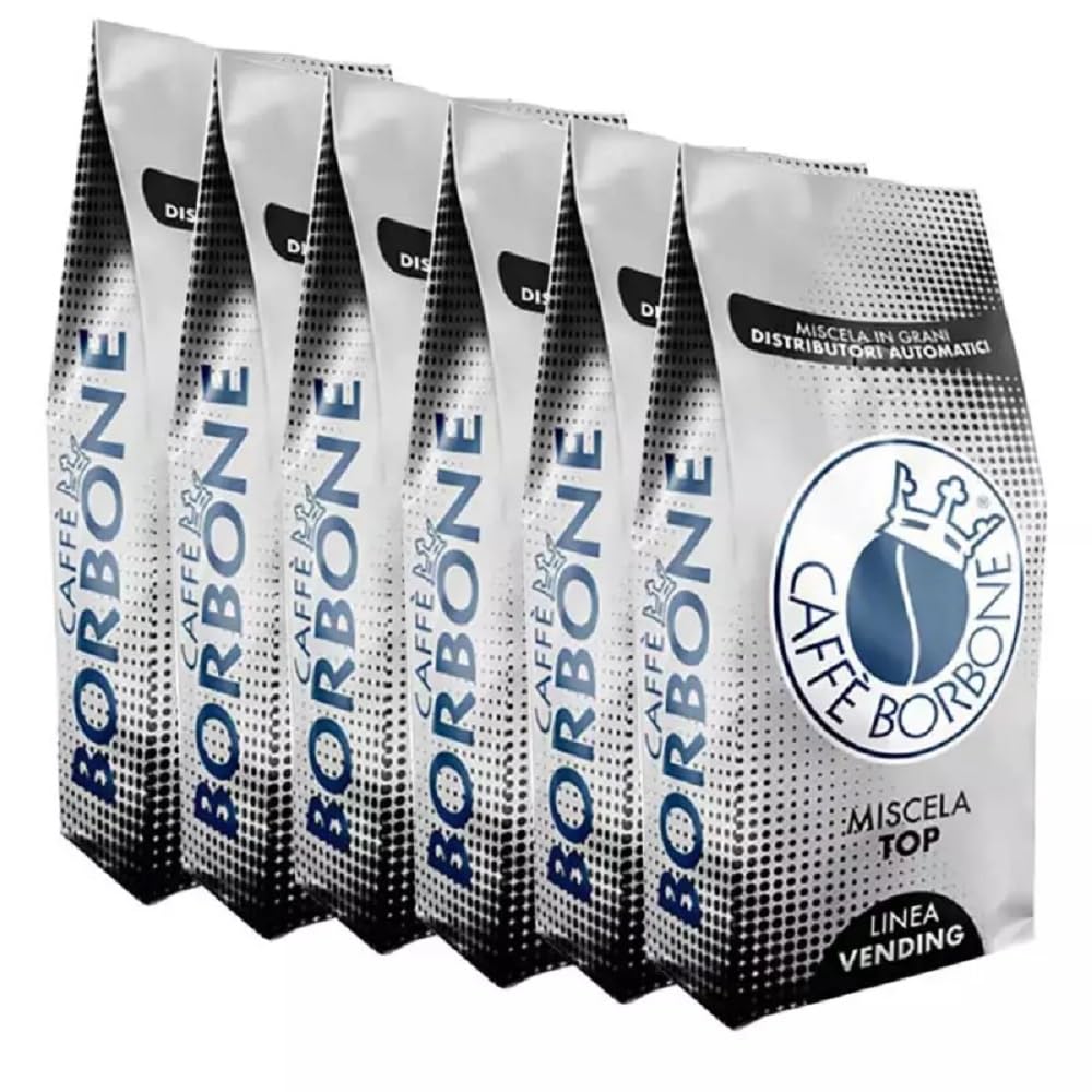 Caffè in grani Miscela TOP Vending Caffè Borbone 1 kg x 6 - 4