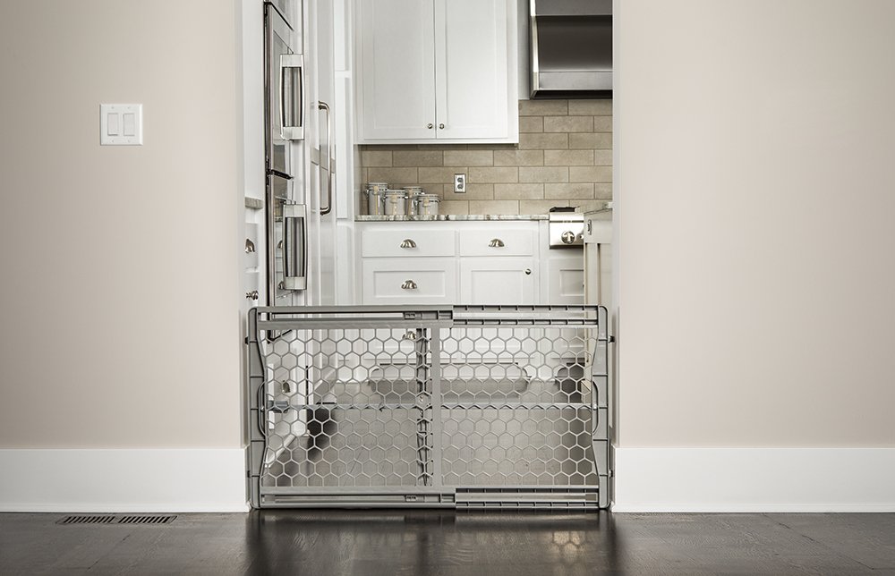 Regalo Easy Fit Plastic Adjustable Extra Wide Baby Gate : Baby