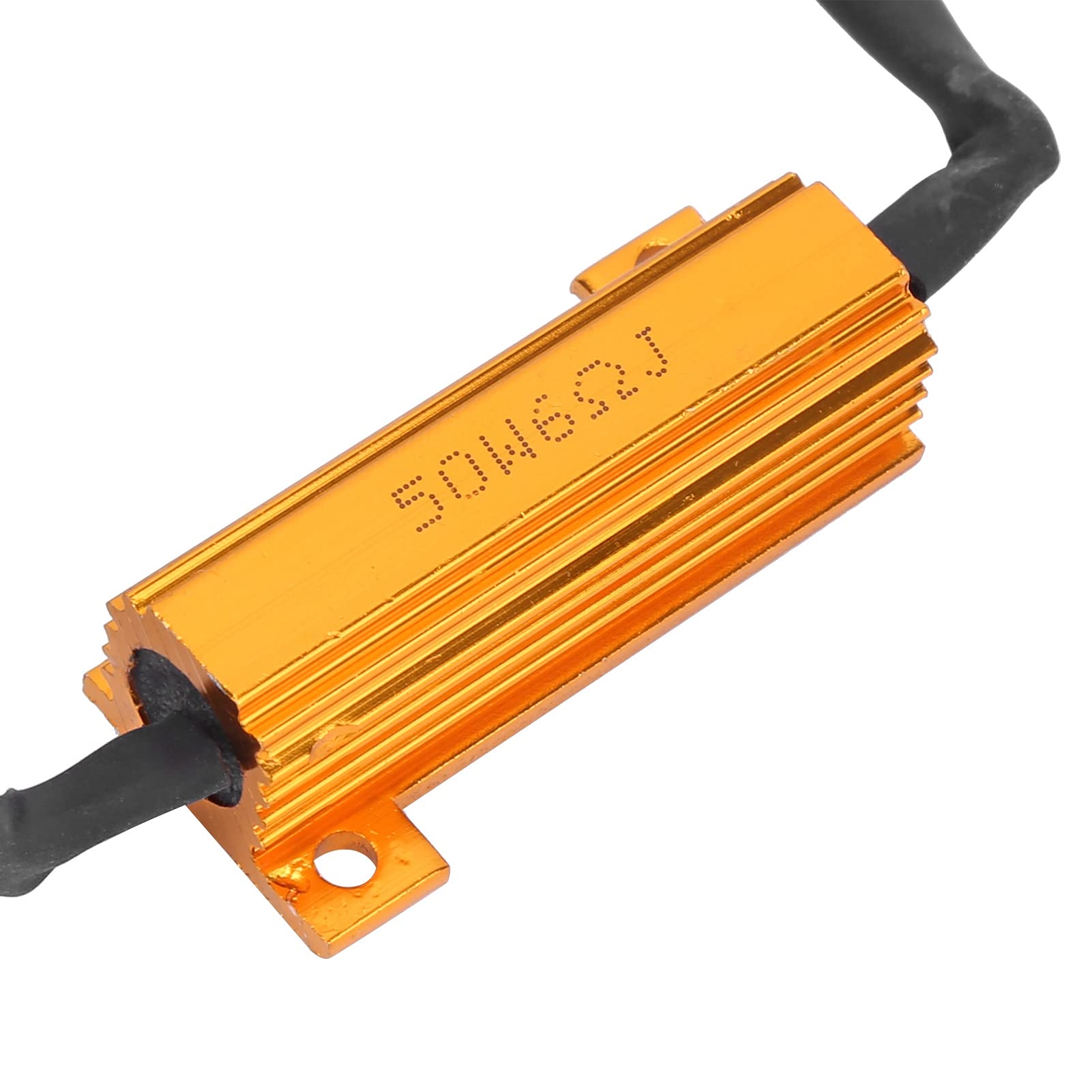 2 Szt. Rezystor Obciążenia LED, H7 50W 12-15V LED światła Przeciwmgielne Wolne Od Błędów Dekoder, Auto Reflektor Samochodowy Przeciw Migotaniu Do Modyfikacji Samochodu