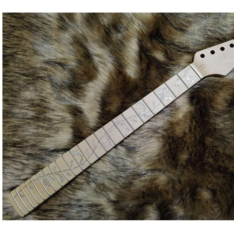 Strumenti musicali Guitarra con manico for chitarra elettrica in acero intarsio a 22 tasti