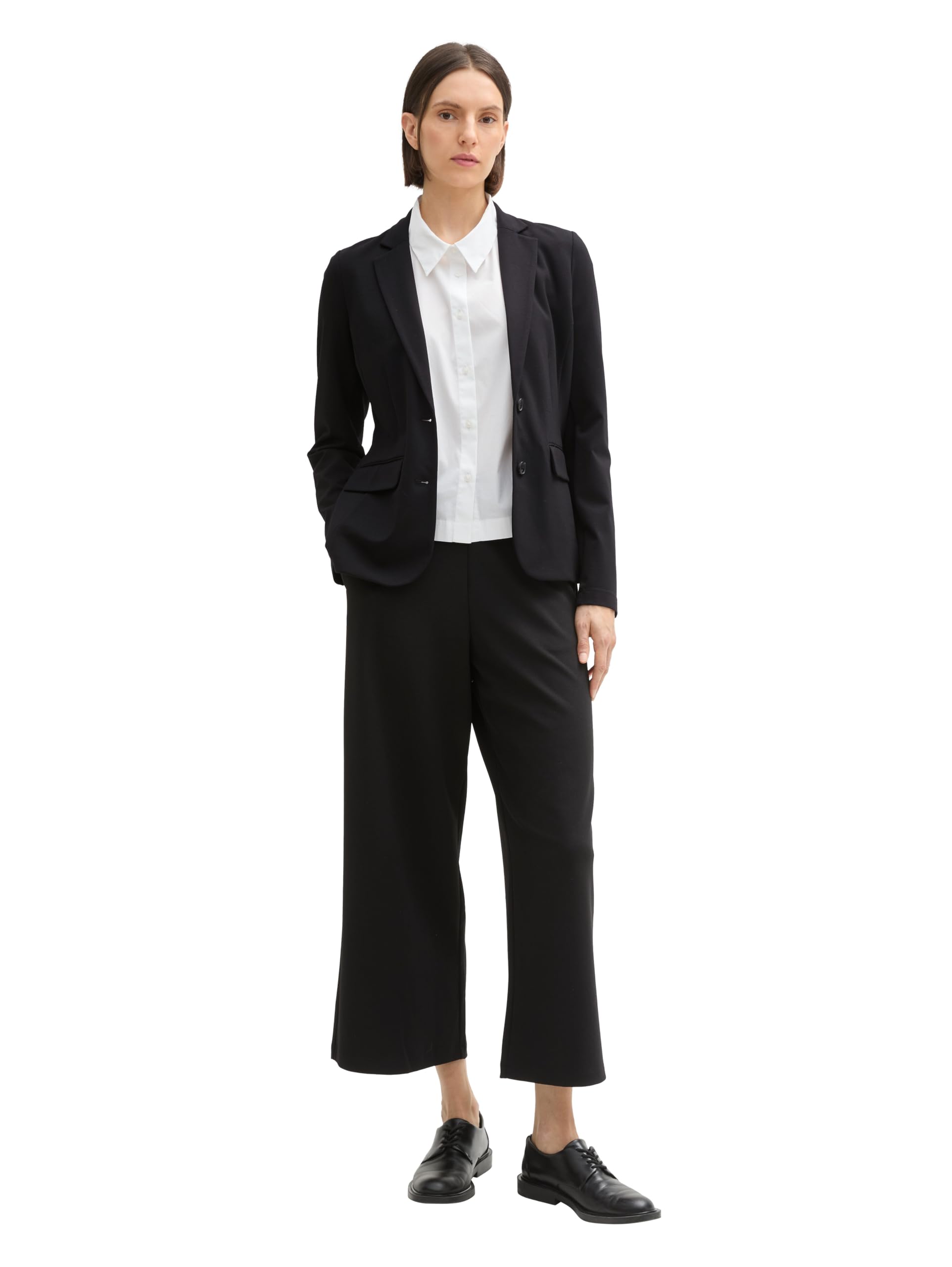 Tom Tailor Damen 1043874 Jersey Blazer mit Stretch-Anteil