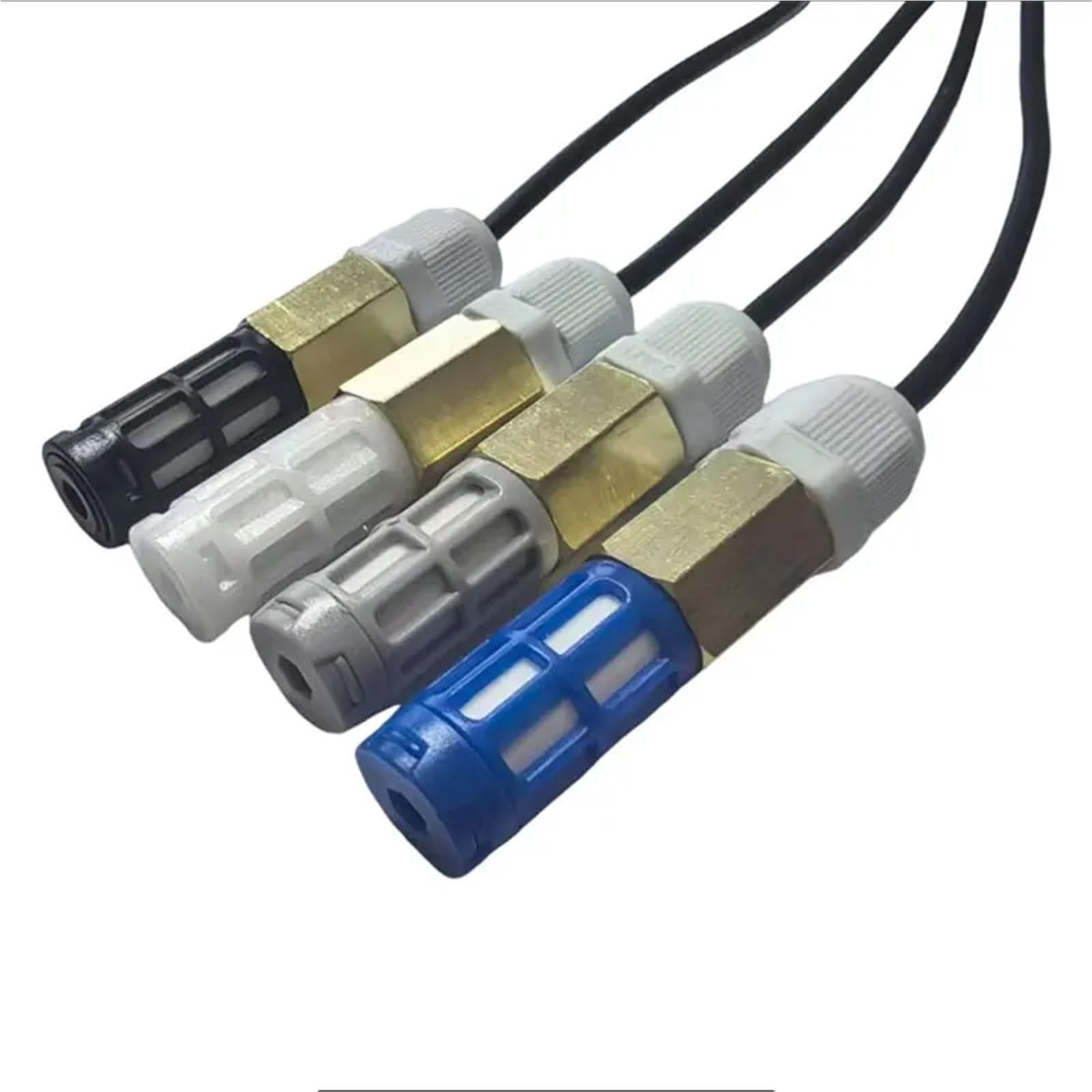 SHT40 SHT30 SHT20 21 SHT35 Modulo sensore di umidità di temperatura Cavo sonda Sensori di capacità digitali impermeabili(Black,SHT30)