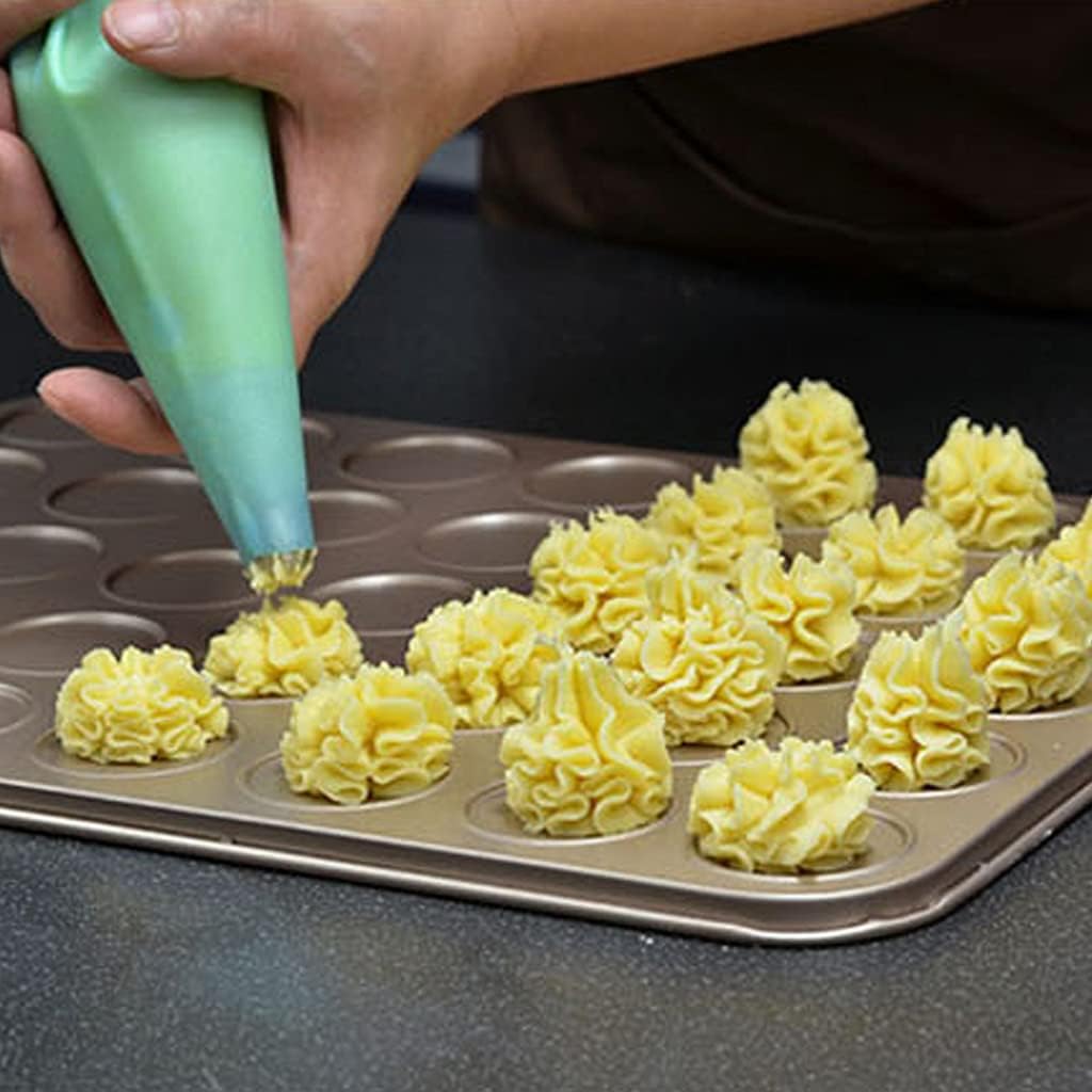 35 Cup Non-stick Carbon Steel Shallow Bakeware for Baking Pastry Macaron Baking Kit Decorating Lover Bakeware Pan