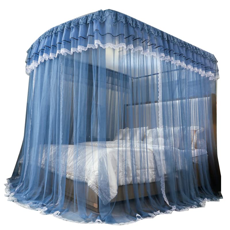 Buy ticentral U Shaped Retractable Mosquito Net For Bed, Home 4 Corner
