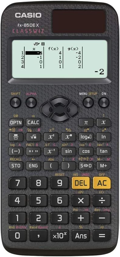 FX-85DE X ClassWiz technical-scientific calculator