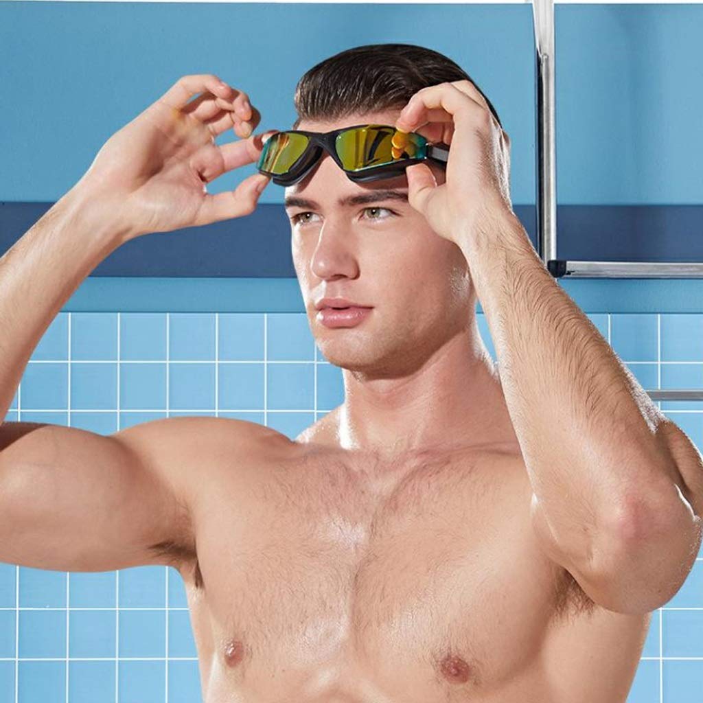 Antinebbia UV Nuoto Protezione, Occhiali di Protezione Unisex di Nuotata Occhiali Grande Struttura Attrezzatura Subacquea