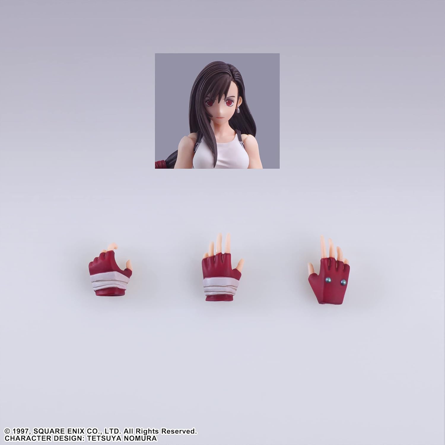 Square Enix Final Fantasy VII Bling Arts Tifa Lockhart PVC Pre-Painted Action Figure, Black, 4988601381734