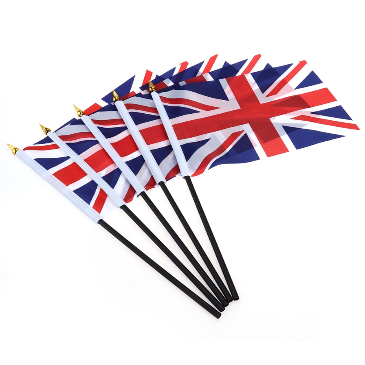 POPETPOP 3 Juegos Mano Ondeando La Union Jack De Cacerola Banderín Union Jack Union Jack Flag Deportivas Pequeñas Del Unido Union Jack 50 Uds * 3