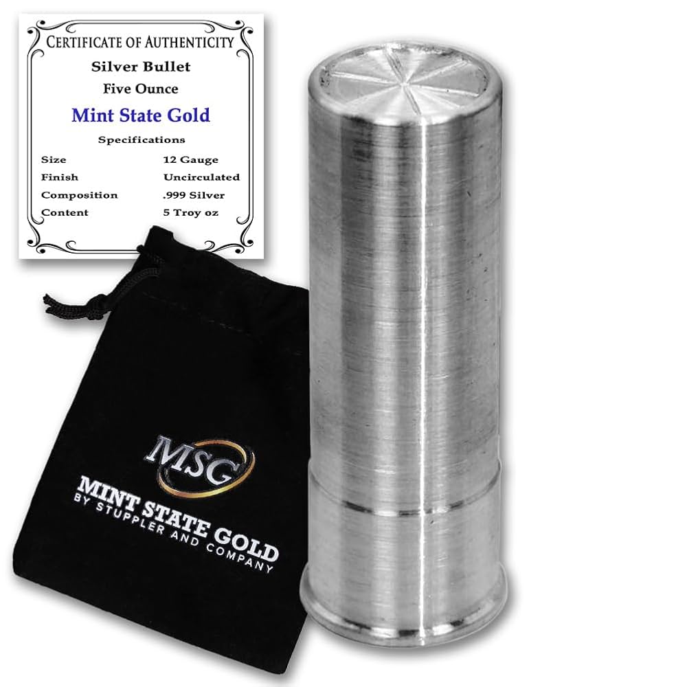 Amazon.co.jp: Silver Bullet - 12ゲージ (5オンス) - ピュア