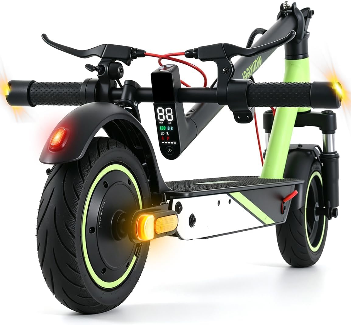 Trottinette Electrique Adulte, Pneus 10" Pouces, Batterie 48V/10.4Ah, Vitesse 25km/h, Autonomie 50km, Idéale pour Déplacements Courts et Trajets Urbains