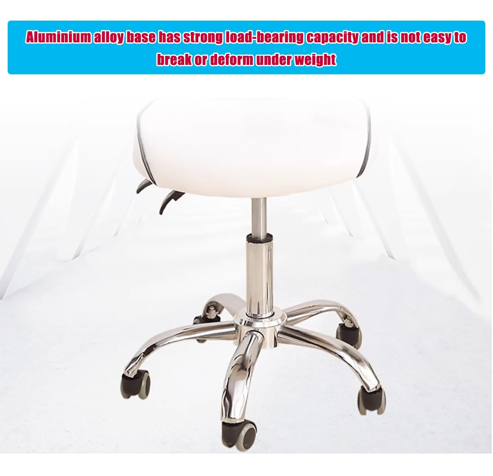 Ergonomischer Zahnarztstuhl mit Rückenstütze für bequeme Haltung und Mobilität in Salons, ideal für Zahnärzte und Tätowierer