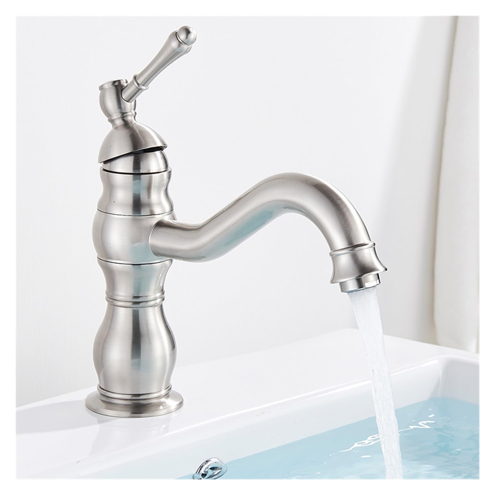 Robinet de lavabo en laiton mitigeur eau chaude et froide