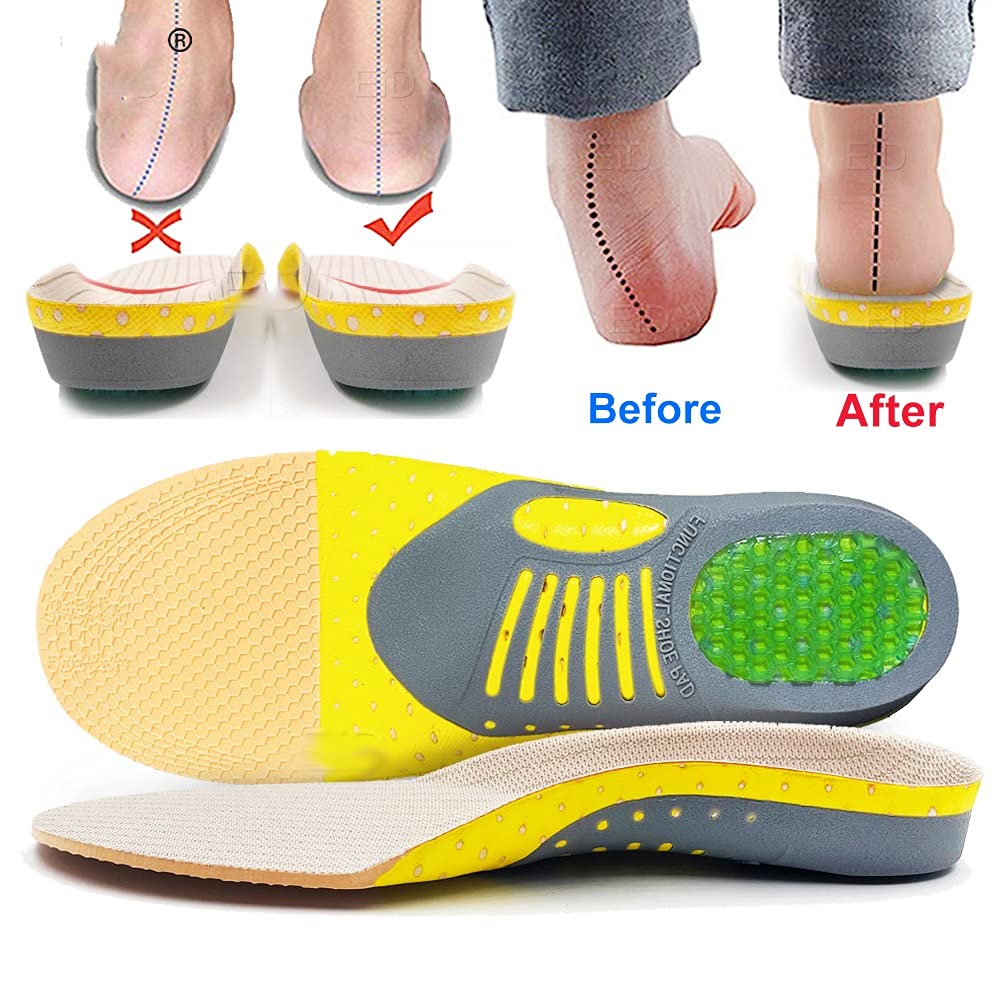 Unisex Sport Insoles for Shoes Sole Deodorant Shock Absorption Soft Insole Running Mesh Basketball Foot Pads Insert (Size : L EU 41-45)